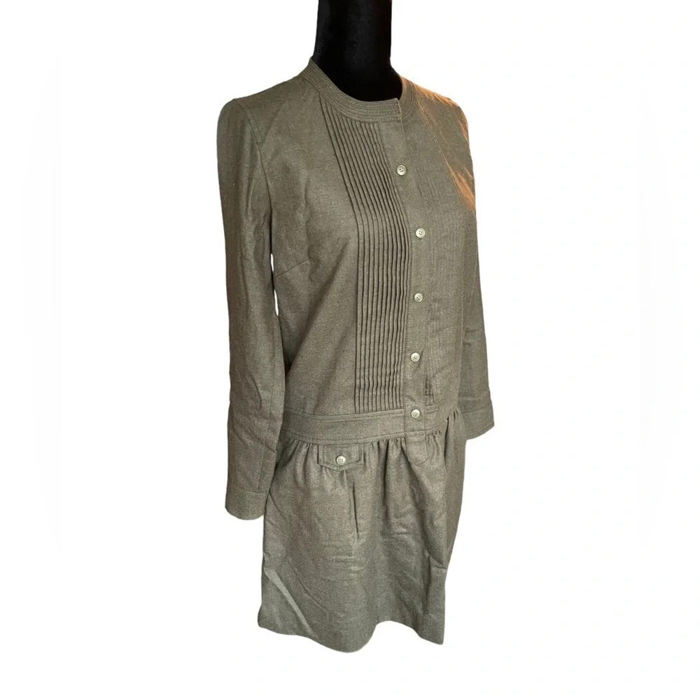 Vintage J.Crew (Holiday 2010) 100% Wool Drop Waist Dress